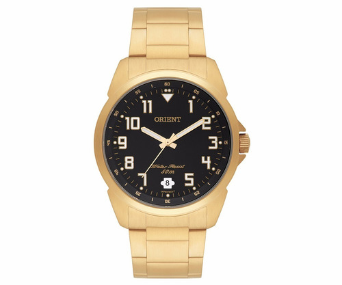 Relógio Masculino Orient Mgss1103a P2kx Analógico Dourado