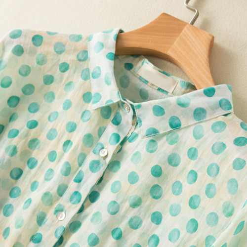 Blusa Casual De Manga Corta Con Cuello Redondo De Moda Para