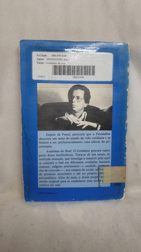 Livro Andaimes Do Real: O Cotidiano - Fabio Herrmann - Editora Vértice (Usado)