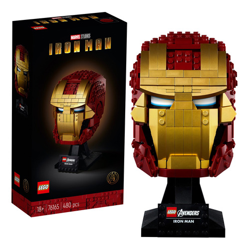 Set De Construcción Lego Coleccionable Casco Iron Man