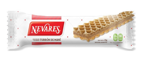 Turron Mani Nevares 50 Unidades