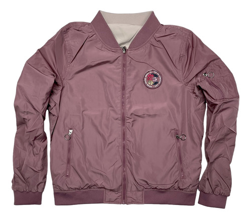 Campera Rompeviento Bomber Reversible Mujer Yd S Al 6xl
