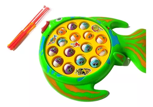 PEGA PEIXE 18 PCS JOGO DE PESCARIA MUSICAL REF JT0163