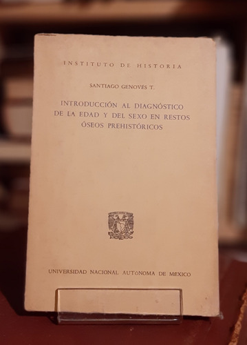 Libro Santiago Genovés Diagnóstico De Edad  Sexo Prehistoria