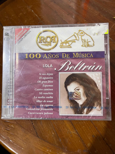 Lola Beltrán /100 Años De Música /cd Nuevo! #12