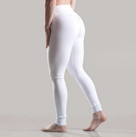 calça yoga branca