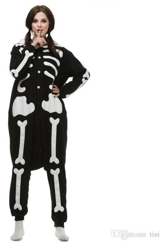 Imagen 6 de 7 de Disfraz Calavera Kigurumi Halloween