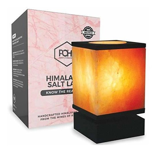 100 Auténtica Natural Himalayan Mano Lámpara De Sal T...