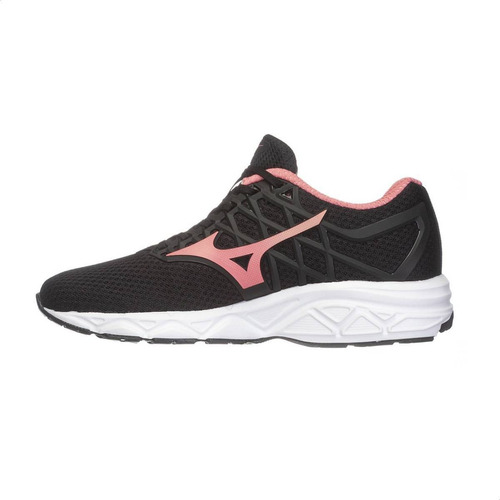 Tênis Mizuno Jet 5 color preto/branco/rosa - adulto 38 BR