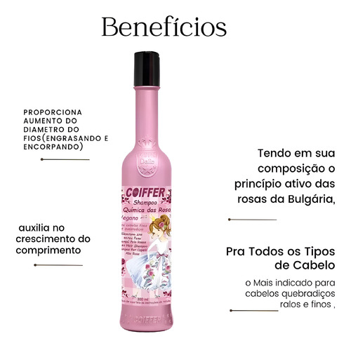 Coiffer Curls Shampoo 300ml - Força Para Cabelos Cacheados