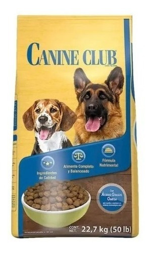 Croquetas Canine Club Alimento Para Perro Carne Pollo 22.7kg