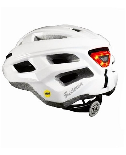 Imagen 1 de 3 de Casco Para Bicicleta Con Luz Led Y Mips Freetown Lumiere 2 Color Blanco Talla Ajustable