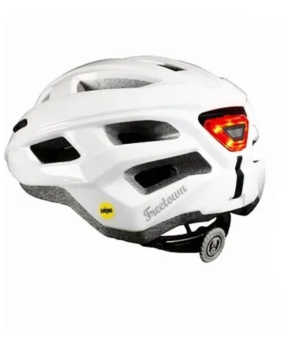 CASCO CON LUCES MOVILIDAD ELECTRICA PARA ADULTO TALLA M (BLANCO)