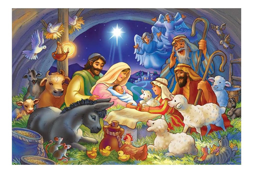 Vermont Christmas Company Baby In A Manger Jigsaw Puzzle De
