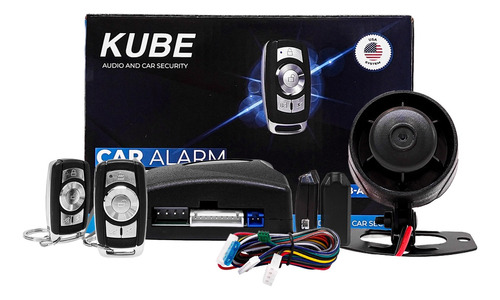 Alarma Para Auto Universal 12v Kube Sensores Control Sirena