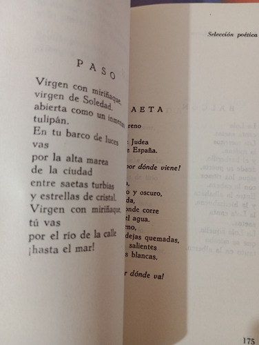 Selección Poetica De Federico Garcia Lorca (Usado)