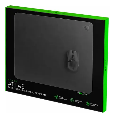 Mousepad Razer Glass Atlas Grande 450 X 400 Vidro Temperado Cor