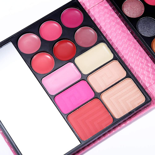 Kit De Maquillaje Qibest 20 Sombras De Ojos, 6 Brillos De La