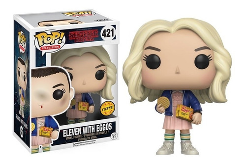 Funko Pop Eleven With Eggos Chase Stranger Things En Mano