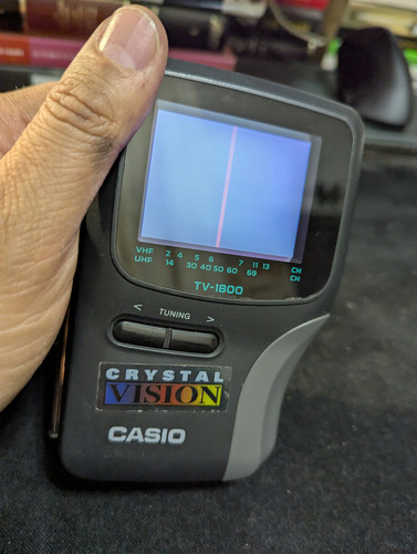 Televisión Casio Pocket Vintage Prende De Colección (Usado)