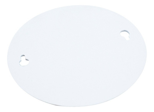 Tapa Ciega Octagonal Pvc 90mm Chica Color Blanca