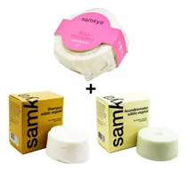 Comprar Kit Shampoo Acondicionador Y Jabon Solido Vegano Natural