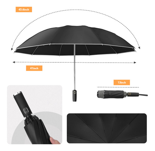 Paraguas Plegable Automático Inverso Parasol
