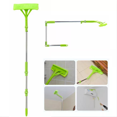 Limpiador De Ventanas Telescópico Glass Sponge Mop