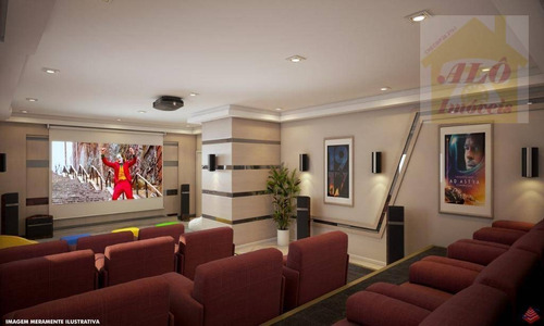Apartamento Com 2 Dormitórios À Venda, 53 M² Por R$ 248.400,00 - Vila Guilhermina - Praia Grande/sp - Ap3645