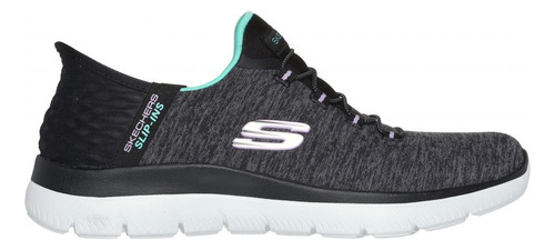 Zapatilla Mujer Slip-ins: Summits A Negro Skechers