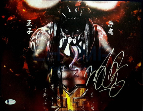 Foto Autografiada Finn Balor Wwe Wrestlemania Nxt Demon King