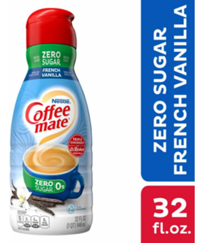 Coffee Mate Sugar Free French Vanilla Crema Líquida