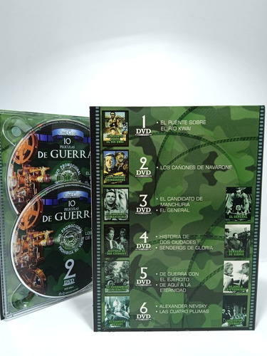 Imagen 7 de 8 de 10 Películas De Guerra - Dvd - Colección Cine Club