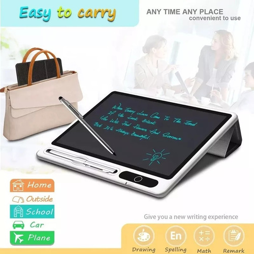 Tableta De Escritura Lcd De 10,1 Con Funda Protectora