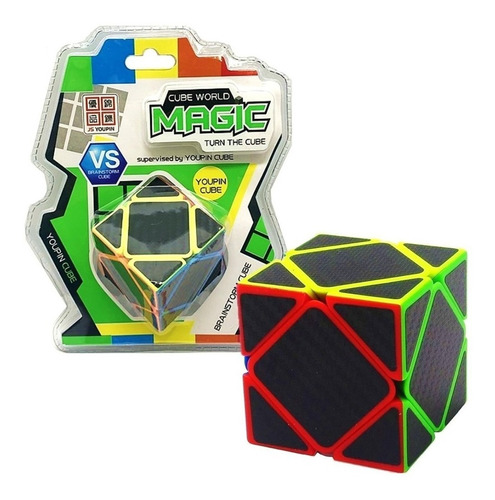 Cubo Magico Cube World 5 Piezas Por Cara Rombo Educando Full