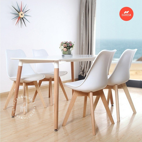 Imagen 4 de 5 de Mesa De Comedor Eames 120x80 Cm