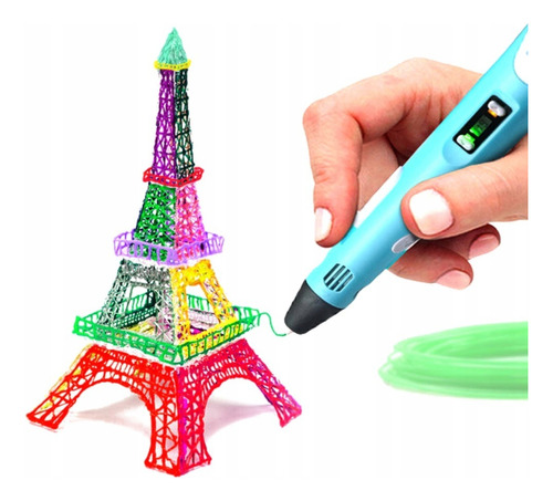 Lapiz 3d + Kit  Filamentos + Base Stencil Pvc + Cable Usb !!