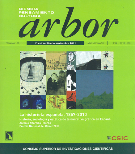 Arbor Vol.187 La Historieta Española 1857-2010, De Es, Vários. Editorial Los Libros De La Catarata, Tapa Blanda, Edición 1 En Español, 2011