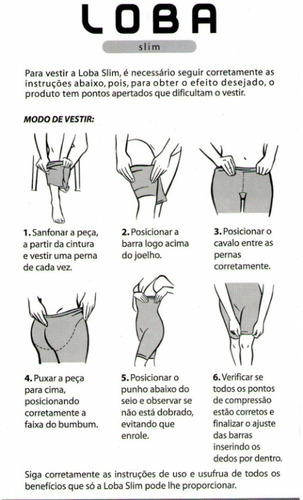 Imagen 9 de 10 de Short Faja Modeladora Loba Lupo Importada De Brasil 5694