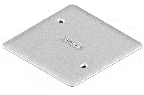 Imagen 1 de 5 de Tapa Ciega Para Caja De Embutir Mignon 5x5 Pvc Genrod X10u