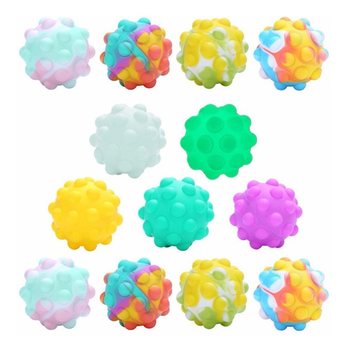 Popit Pelota Pop It Bola Squishy Ball Fidget Toys X1
