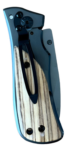 Navaja De Monte Mango De Madera Acero Inox 8583