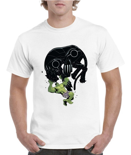 Camisas Y  Blusas Black Panther  Vs Hulk Oferta