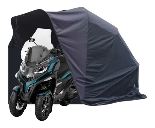 Garagem Retrátil Da Iglu-car Para Moto Piaggio Mp3