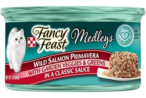 Purina Fancy Feast Comida Humeda De Salmon Para Gatos