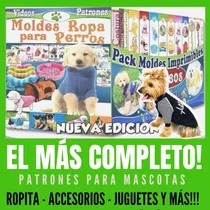 Comprar Megakit Imprimible Moldes Patrones Ropa Accesorios Perros