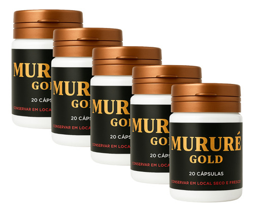Murure Gold 5 Unidades | Produto Autêntico E Limitado Sem Sabor