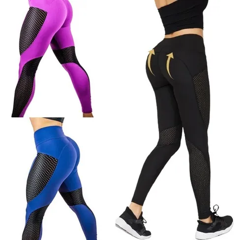 Leggins Licra Colombiana Deportivos Gym Levanta Gluteos Moda