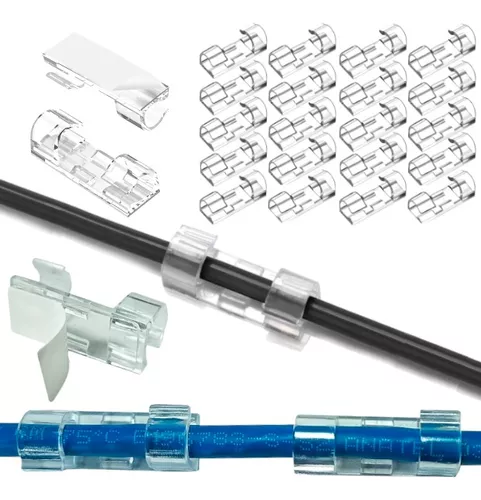 SETHAN Clips para cables, 40 clips de alambre autoadhesivos, organizador de  cables multifuncional duradero, clips de cable adhesivos de acrílico – Yaxa  Store