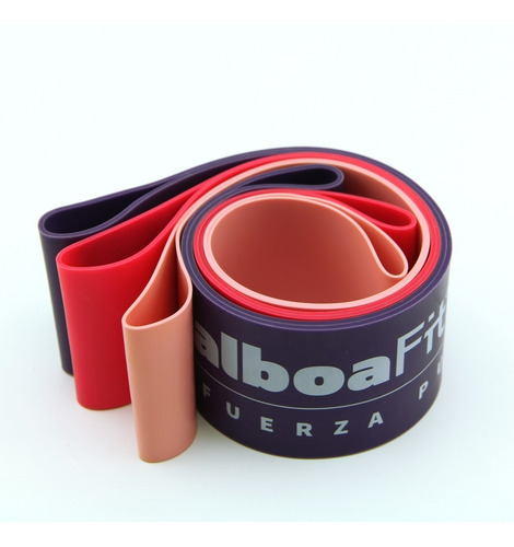 Imagen 2 de 6 de Set Kit Bandas Elasticas Fitness Isometricas Balboafit Yoga